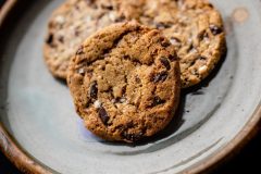 warm chocolate chip cookies