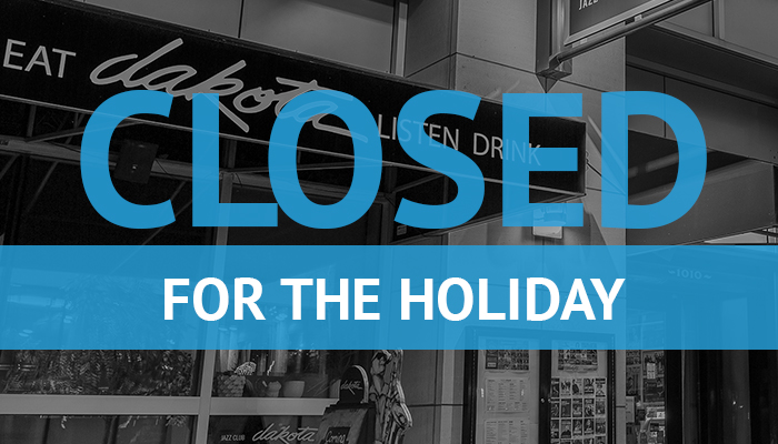 Closed for the holiday